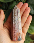 Crazy lace agate tower 1, new