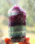 Rainbow fluorite tower 31, new