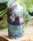 Rainbow fluorite tower 31, new