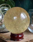 Honey calcite sphere 1