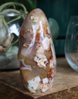 Flower agate free form 1