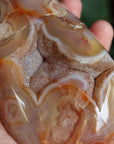 Flower agate free form 1