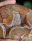 Flower agate free form 1