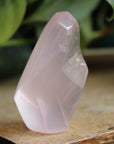 Gemmy rose quartz free form from Mozambique 2, new
