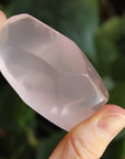 Gemmy rose quartz free form from Mozambique 2, new