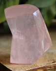 Gemmy rose quartz free form from Mozambique 3, new