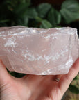 Rose quartz candle/plant holder 2