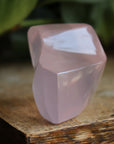 Gemmy rose quartz free form from Mozambique 4, new
