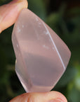 Gemmy rose quartz free form from Mozambique 4, new