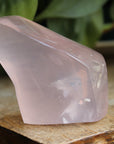 Gemmy rose quartz free form from Mozambique 5, new