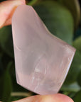 Gemmy rose quartz free form from Mozambique 5, new