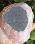 Rose quartz candle holder 2, new