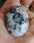 Rainbow moonstone pocket stone 1, new