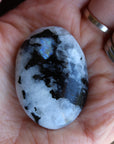 Rainbow moonstone pocket stone 1, new