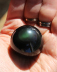 Rainbow obsidian sphere 2, new