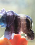 Fluorite elephant 1, new