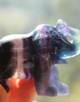 Fluorite elephant 1, new