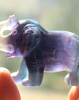 Fluorite elephant 3, new