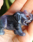 Fluorite elephant 3, new