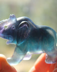 Fluorite elephant 7, new