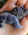 Fluorite elephant 8, new