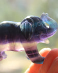 Fluorite elephant 10, new