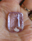 Polished pink kunzite 14, new