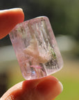 Polished pink kunzite 17, new