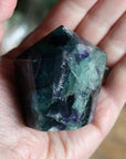 Chunky rainbow fluorite tower 9