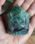 Chunky rainbow fluorite tower 11