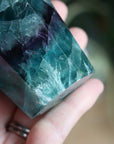 Chunky rainbow fluorite tower 15 new