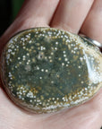 Old stock ocean jasper pocket stone OS1