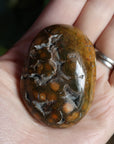 Old stock ocean jasper pocket stone OS2