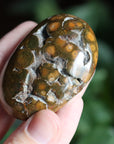 Old stock ocean jasper pocket stone OS2