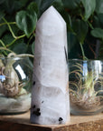 Black tourmaline in quartz tower 3