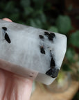 Black tourmaline in quartz tower 3