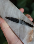 Black tourmaline in quartz tower 3