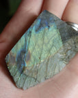 Semi polished labradorite slab 6