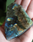 Semi polished labradorite slab 8