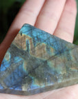 Semi polished labradorite slab 8