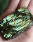 Semi polished labradorite slab 9