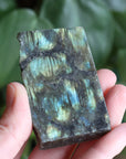 Semi polished labradorite slab 9