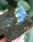 Semi polished labradorite slab 10