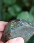 Semi polished labradorite slab 10