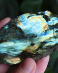 Semi polished labradorite slab 11