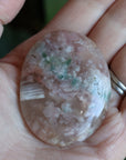 Flower agate pocket stone 9