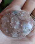 Flower agate pocket stone 9