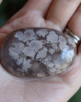 Flower agate pocket stone 10