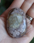 Flower agate pocket stone 10