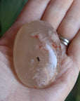 Flower agate pocket stone 11 new